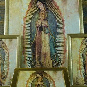 Golddruck Unsere Liebe Frau von Guadalupe – (A3 Format, Goldenrahmen) - Image 4