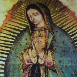 Golddruck Unsere Liebe Frau von Guadalupe – (A3 Format, Goldenrahmen) - Image 11