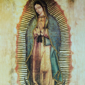Golddruck Unsere Liebe Frau von Guadalupe – (A3 Format, Goldenrahmen) - Image 8