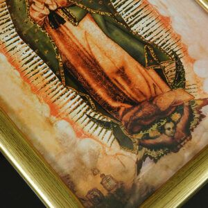 Golddruck Unsere Liebe Frau von Guadalupe – (A5 Format, Goldenrahmen) - Image 9