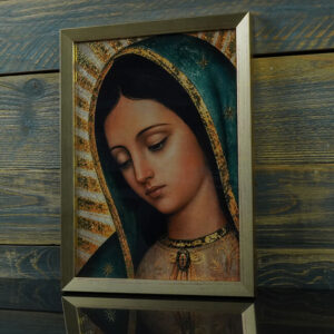 Antlitz Unserer Lieben Frau von Guadalupe - Digitaler Golddruck (Goldrahmen) - Image 5