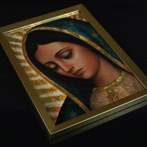 Antlitz Unserer Lieben Frau von Guadalupe - Digitaler Golddruck (Goldrahmen) - Image 7