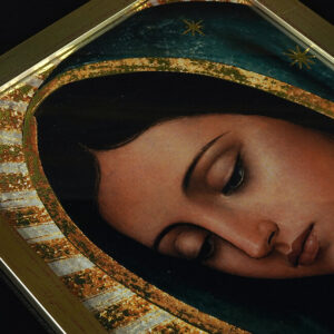 Antlitz Unserer Lieben Frau von Guadalupe - Digitaler Golddruck (Goldrahmen) - Image 8