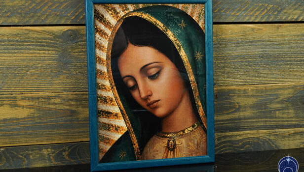 Unsere Liebe Frau von Guadalupe – Form – Golddruck im A4-Format (3)